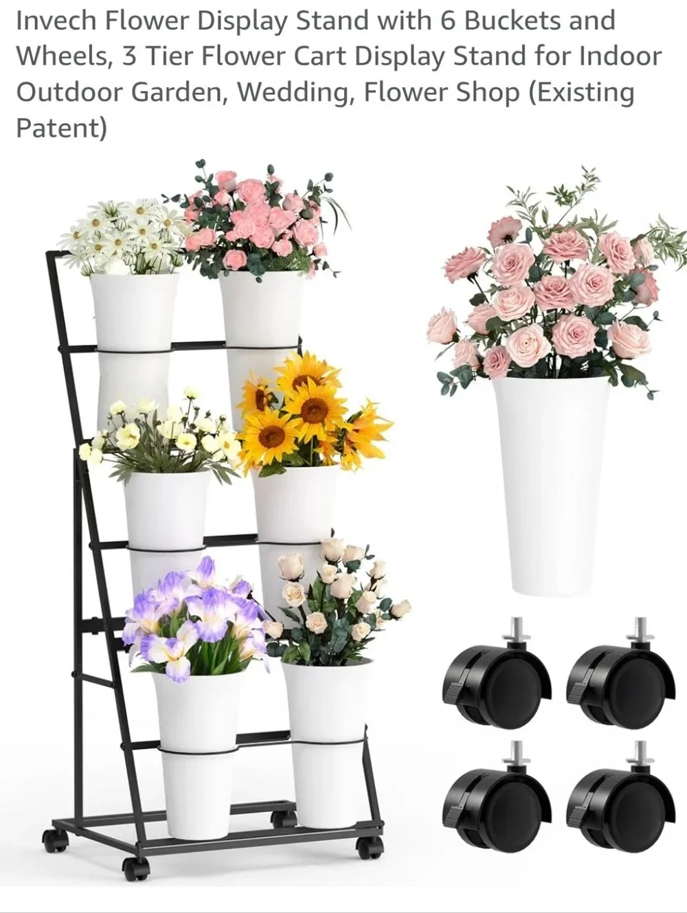 Flower Cart Display